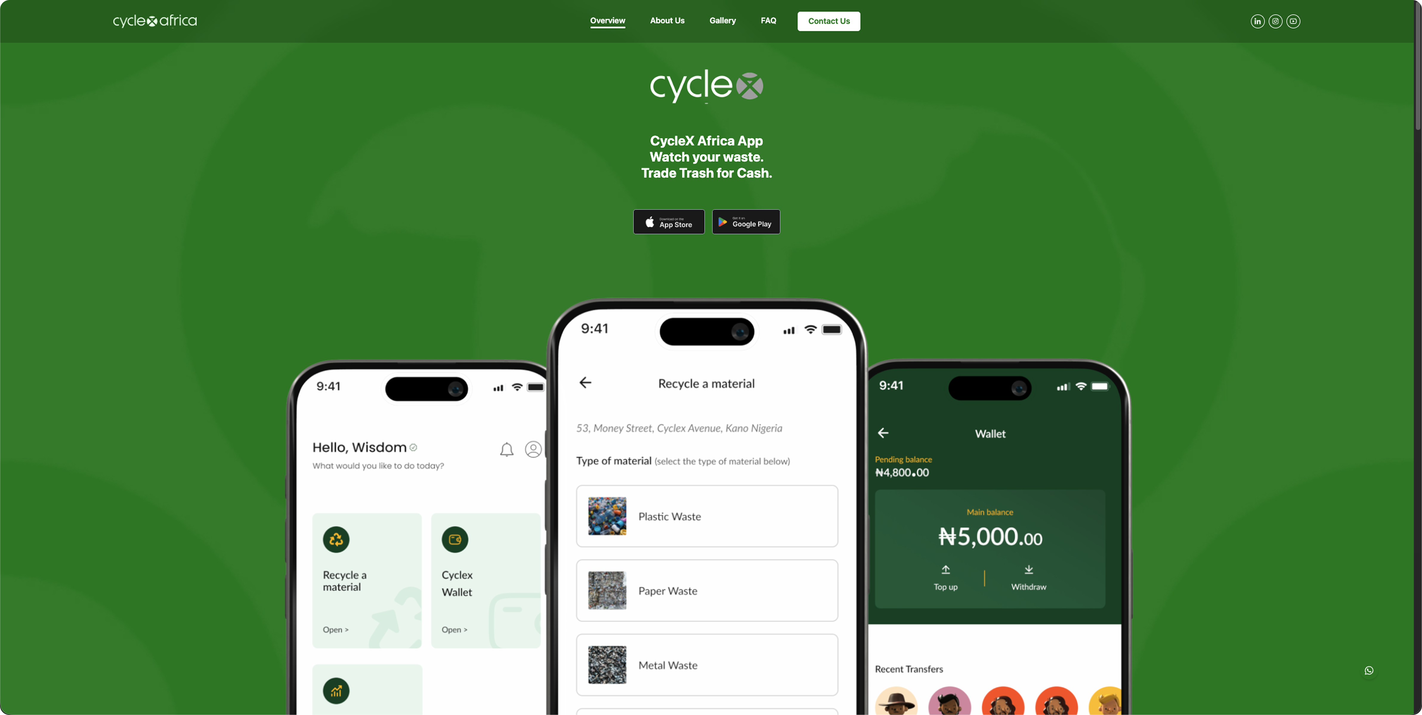 CyclexAfrica screenshot